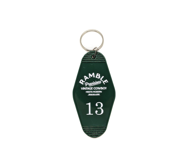 Trailblazer Vintage Motel Keychain