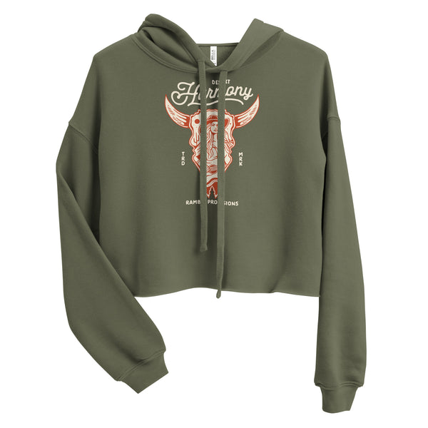 Desert Harmony Cropped Hoodie