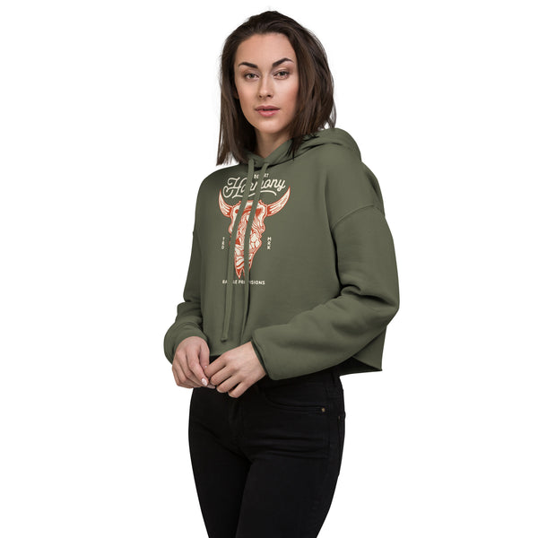 Desert Harmony Cropped Hoodie